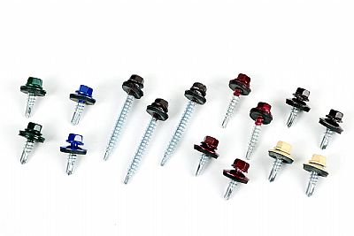 Hex washer head self drilling screw